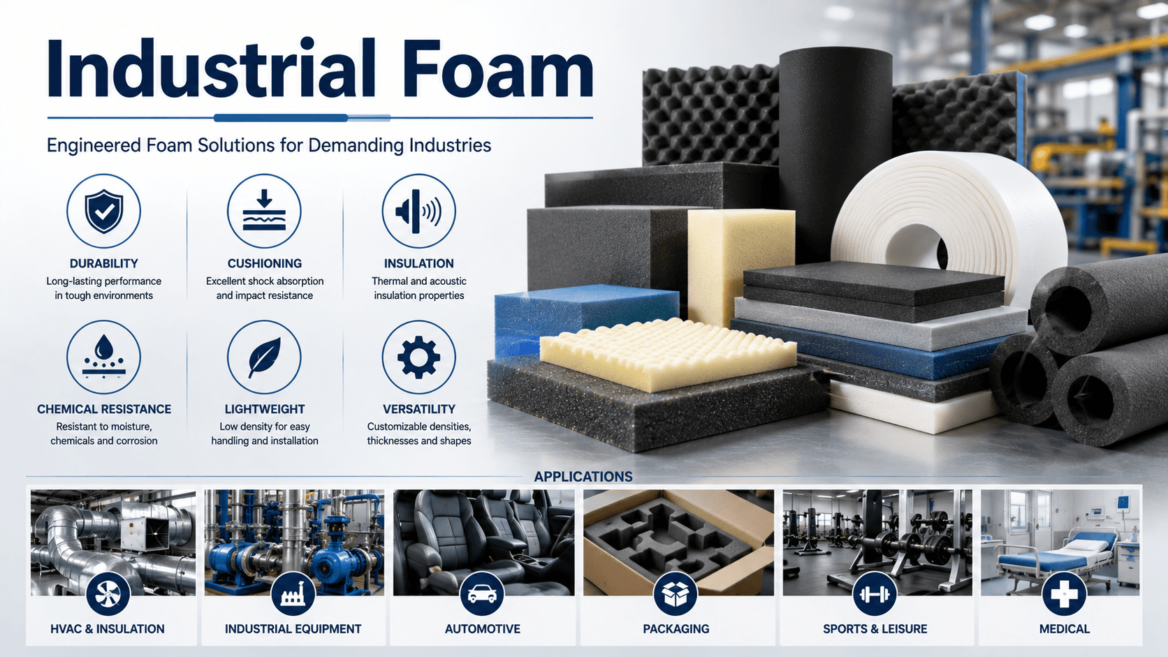 North America Industrial Foam Market Drivers and Expansion Opportunities by 2034